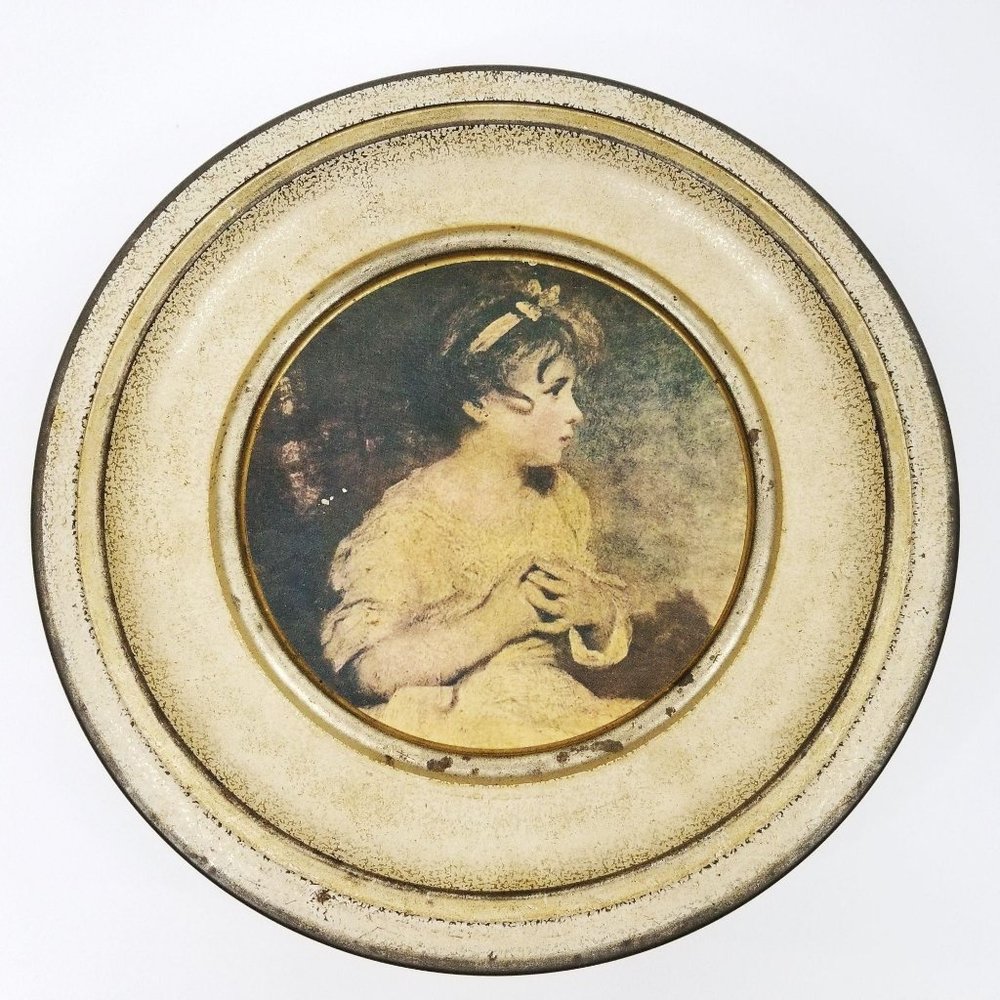 Vtg Guildcraft Collectible Container Metal Tin USA